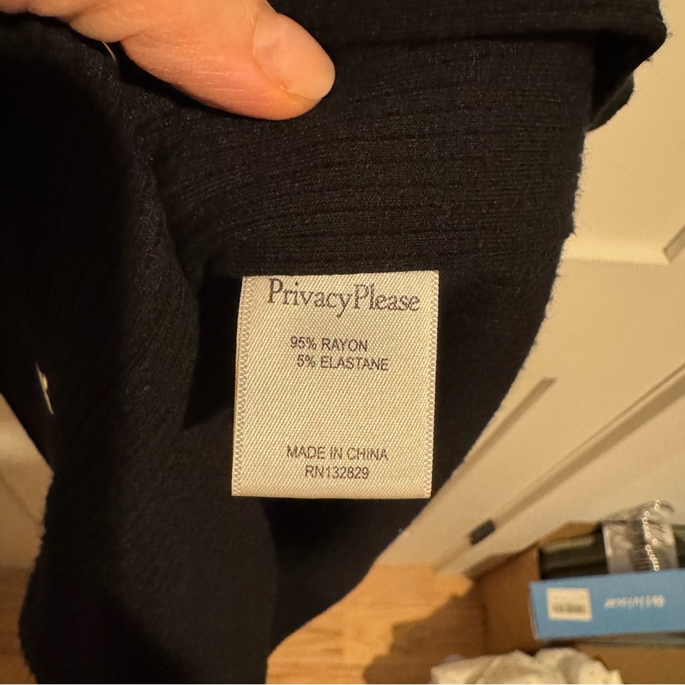 Privacy Please Rue Ribbed Knit Snap Button Down - Picture 5 of 5
